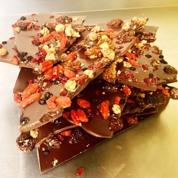 éclats de chocolats noirs super fruits tiffanie bonbons