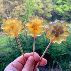 sucettes aux fleurs tiffanie et ses bonbons