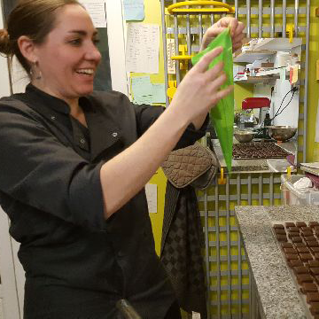 tiffanie et son chocolat